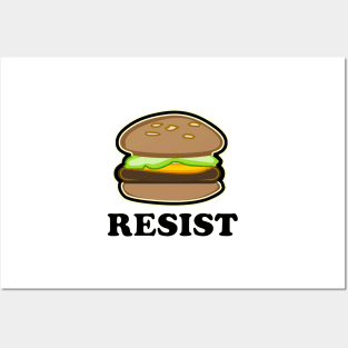 Porkstain Resist Hamburger Posters and Art